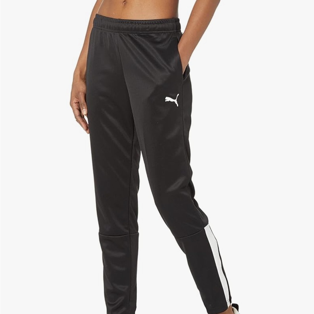New PUMA teamLIGA Training Pants, Black White, small